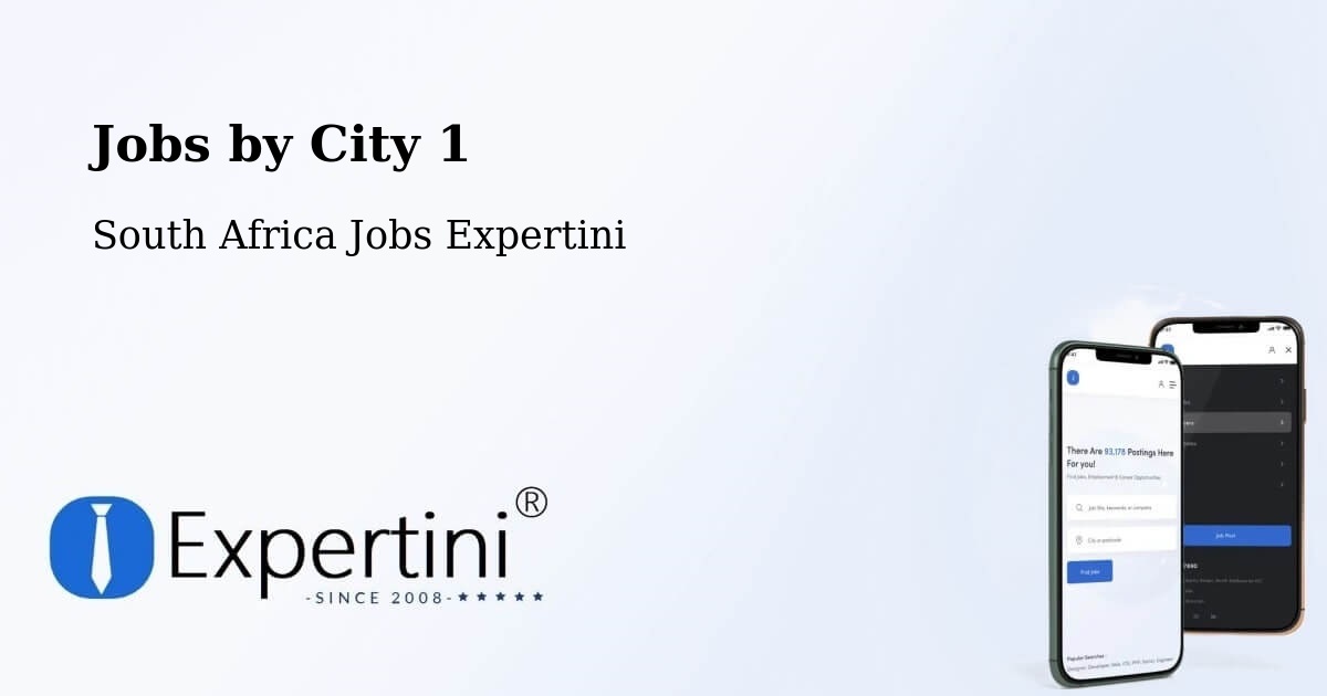 City Jobs in South Africa - Expertini