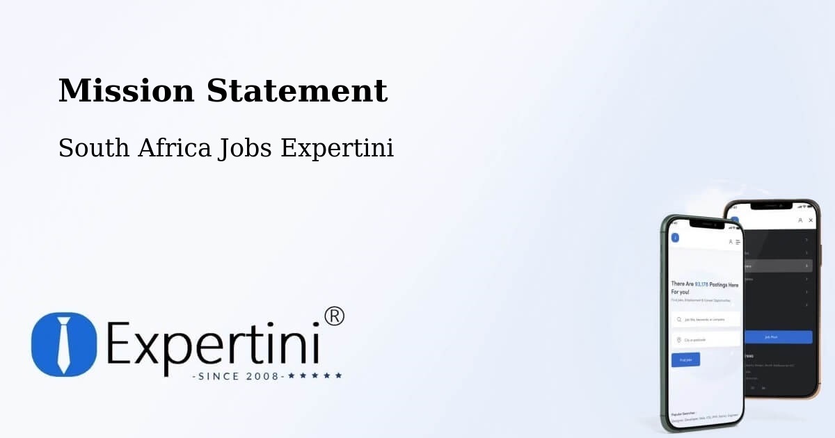 Corporate Mission – Molteno - South Africa Jobs Expertini